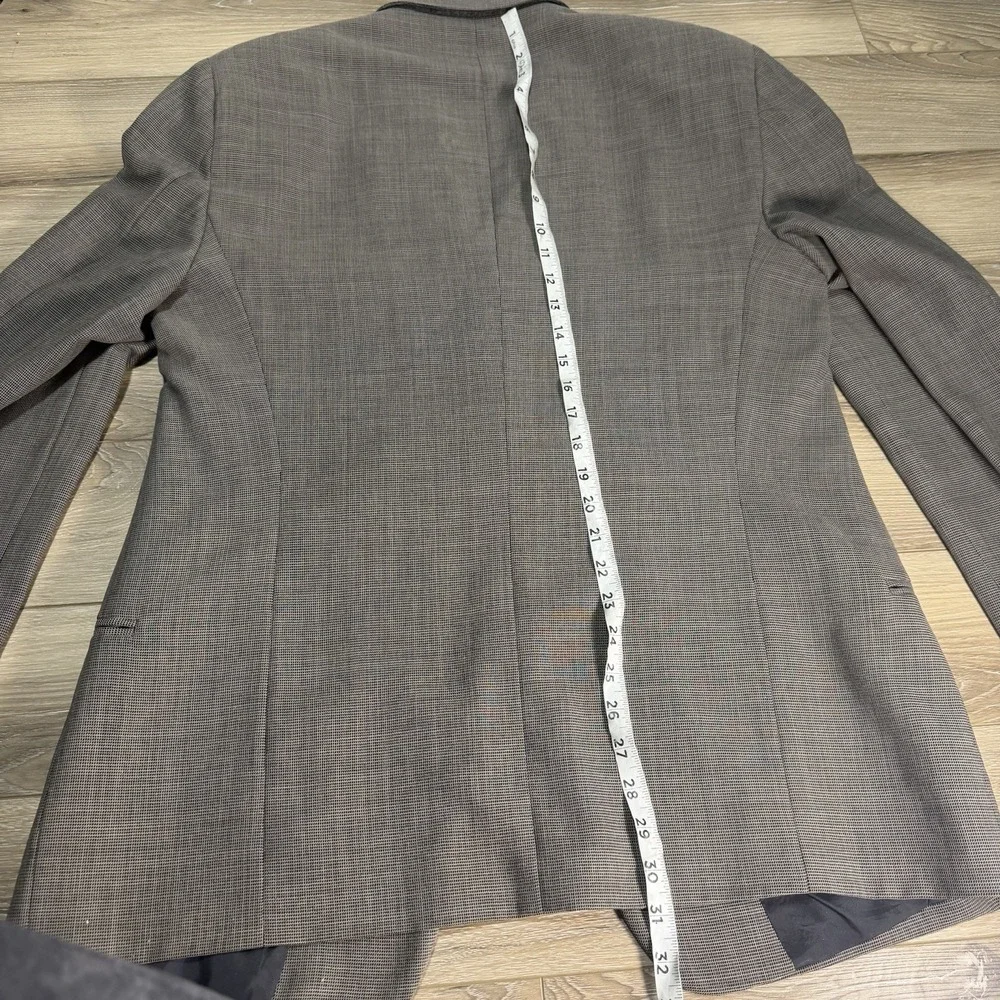 VTG 90s Giorgio Armani Mani 44L Grey Blazer Jacket Sport Suit Coat Wool